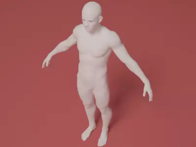 Synthetic humanoid 3D model