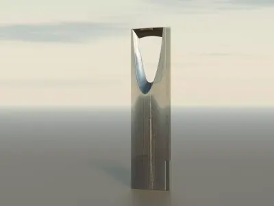 Center Point Riyadh Tower 3D model