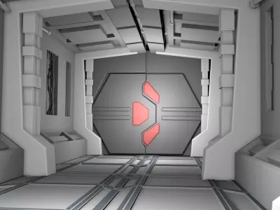 Sci Fi Corridor 3D model
