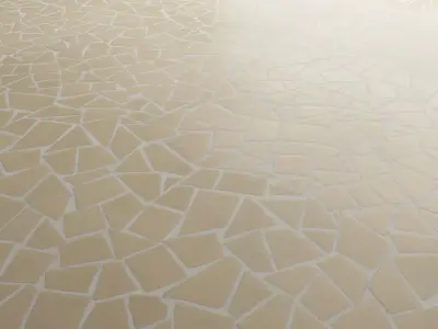 Stone Floor Sandstone Mosaic 03 Texture