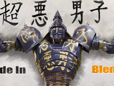 Real Steel Blender Released Noisy Boy 3D model