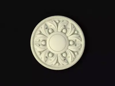 rosette dekor 3D model get