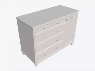 Cilek Romantic Dresser 3D model