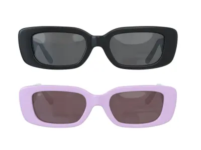 Louis Vuitton X Murakami Multigram Cat Eye Sunglasses Low-poly 3D model