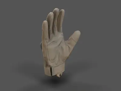 VR Hands - Combat Glove Low-poly 3D model