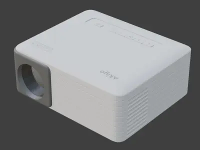 Mini projector akiyo 1080p 3D model