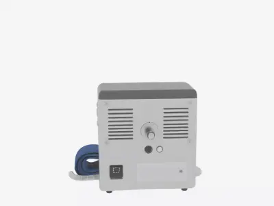 Advanced 3D Surgical Headlight Model Fiber Optic Illumination 3D model
