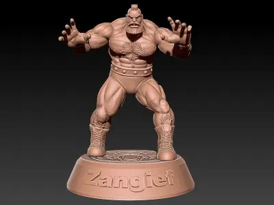 Street Fighter Zangief 3D print model