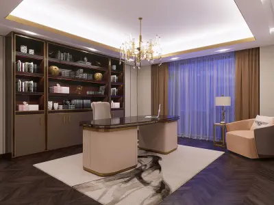  Modern bedroom 3D model