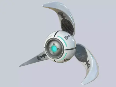 Alien troop Low-poly 3D model