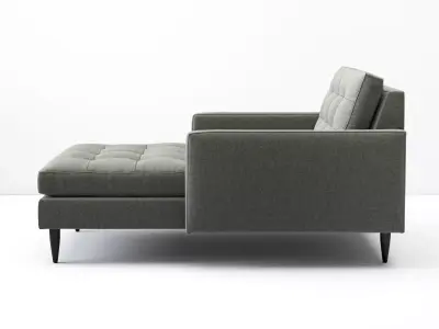 Petrie Chaise Lounge 3D model