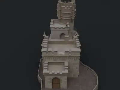 Swallow Nest Low-poly 3D model
