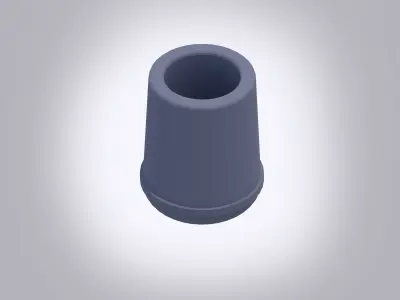 Rubber Chair Leg Stopper Low-poly 3D model