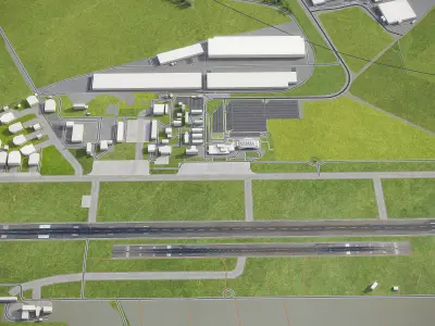 Brno - City 3D Model Low-poly 3D model
