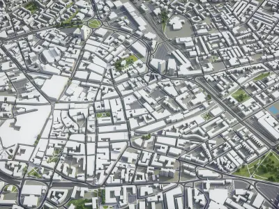 Leicester  Low-poly 3D model