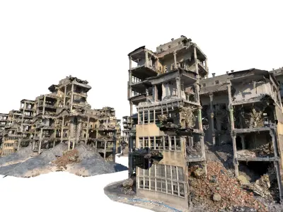  Destroyed Buildings Pack 