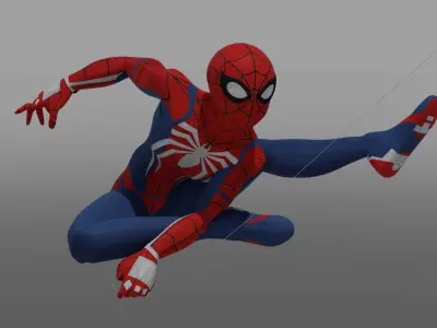 Spectacular Spider - Man Advanced Suit Package Low-poly 3D model
