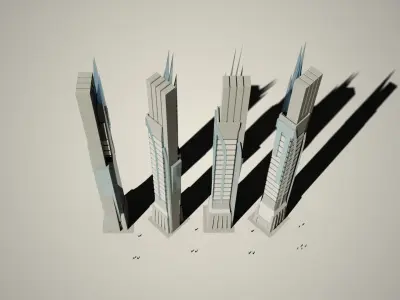 Iso Tower 10 3D model