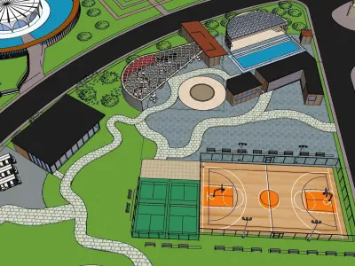 Healing Center 3D model