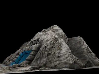 Cave Enterance 3D model
