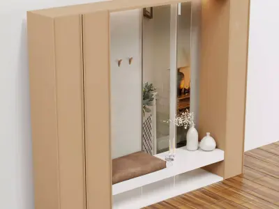 hallway zone 3D model