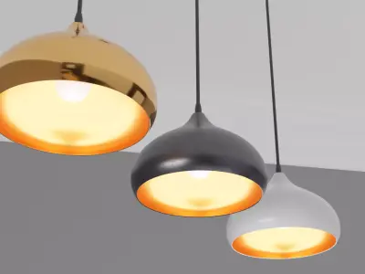 Pendant Light P702 3D model