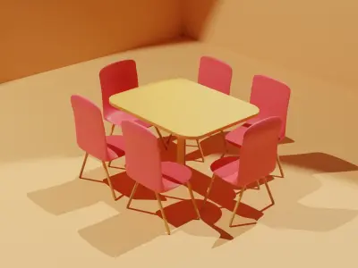  A ISOMETRIC 3D ROOM DESIGN WITH HIGH POLY  3D model