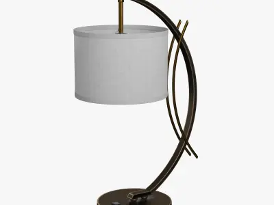 Eclipse Drum Shade Table Lamp 3D model
