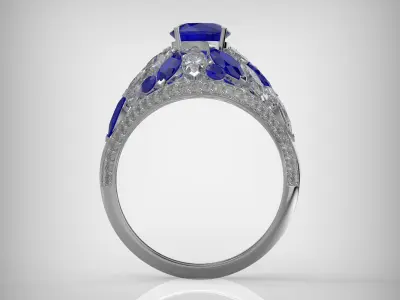 200630 Rings Cocktail K1 3D print model