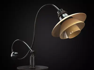 PH22 piano lamp 3D model