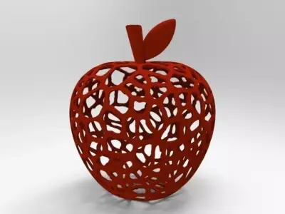 Voronoi Apple 3D print model