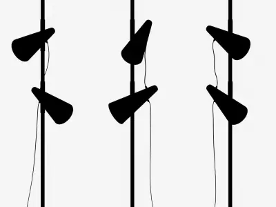 Floor lamp Cone BoConcept 3D model