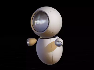Valentine Sphere Robot Top View 3D model