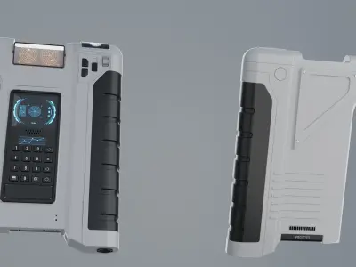 Sci-Fi Controller-Screen 3D model