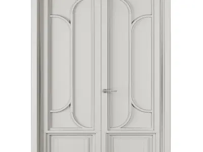 Entrance door set32 3D model