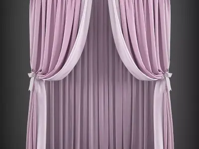 Curtain 3D model 113 3D model