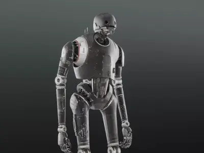 Stars Wars-Andor Brawler Droid  3D model
