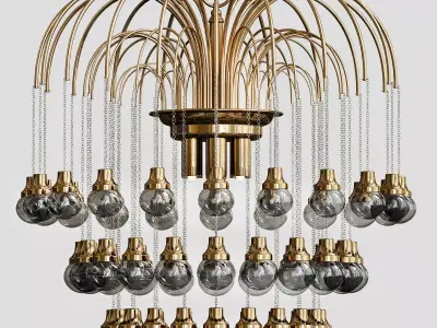 Chandeliers by Paolo Venini 3D model