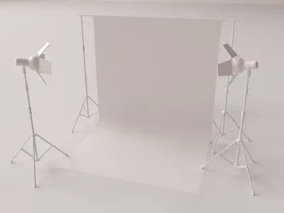 Photography Studio 3D model