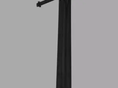 Lamp Post High-Poly 3D model