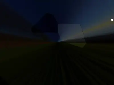 Glass Break Low-poly 3D model
