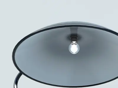 Metal Dome Table Reading Lamp 3D model