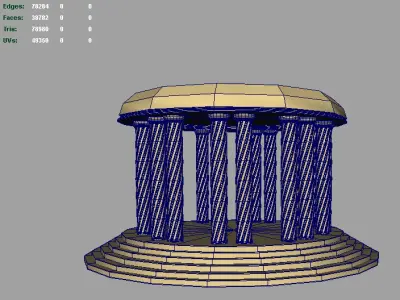 Parthia Temple 3D model