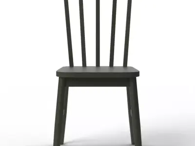 Shore Olive Kids Play Chair Low-poly 3D model