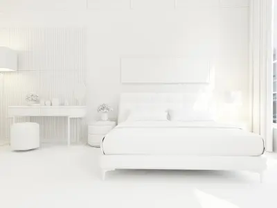Interior Bedroom design scene 07 3D model
