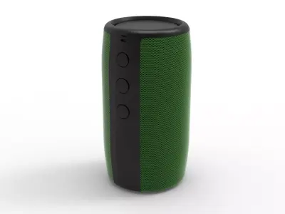 SPEAKER GREEN BODY 3D model