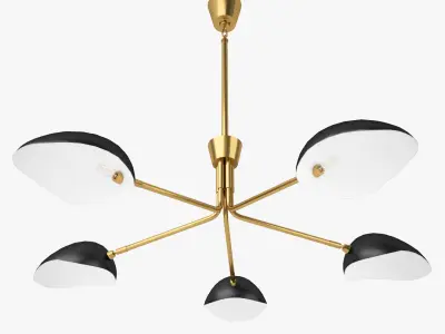 Robert Abbey Lighting Rico Espinet Racer Chandelier 3D model