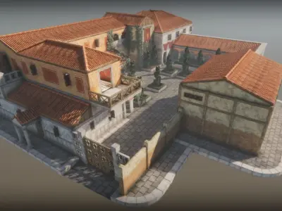 Roman Villa II 3D model