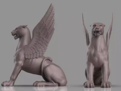 Griffon griffin 3D model