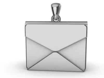 Letter Envelope Photo holder Pendant 3D print model